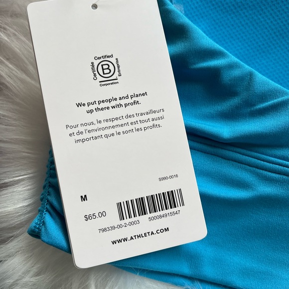 Athleta Aurora Triangle Sports Bra A-C size Medium - Picture 5 of 7